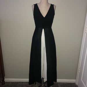 White House Black Market Black and White Maxi Dress